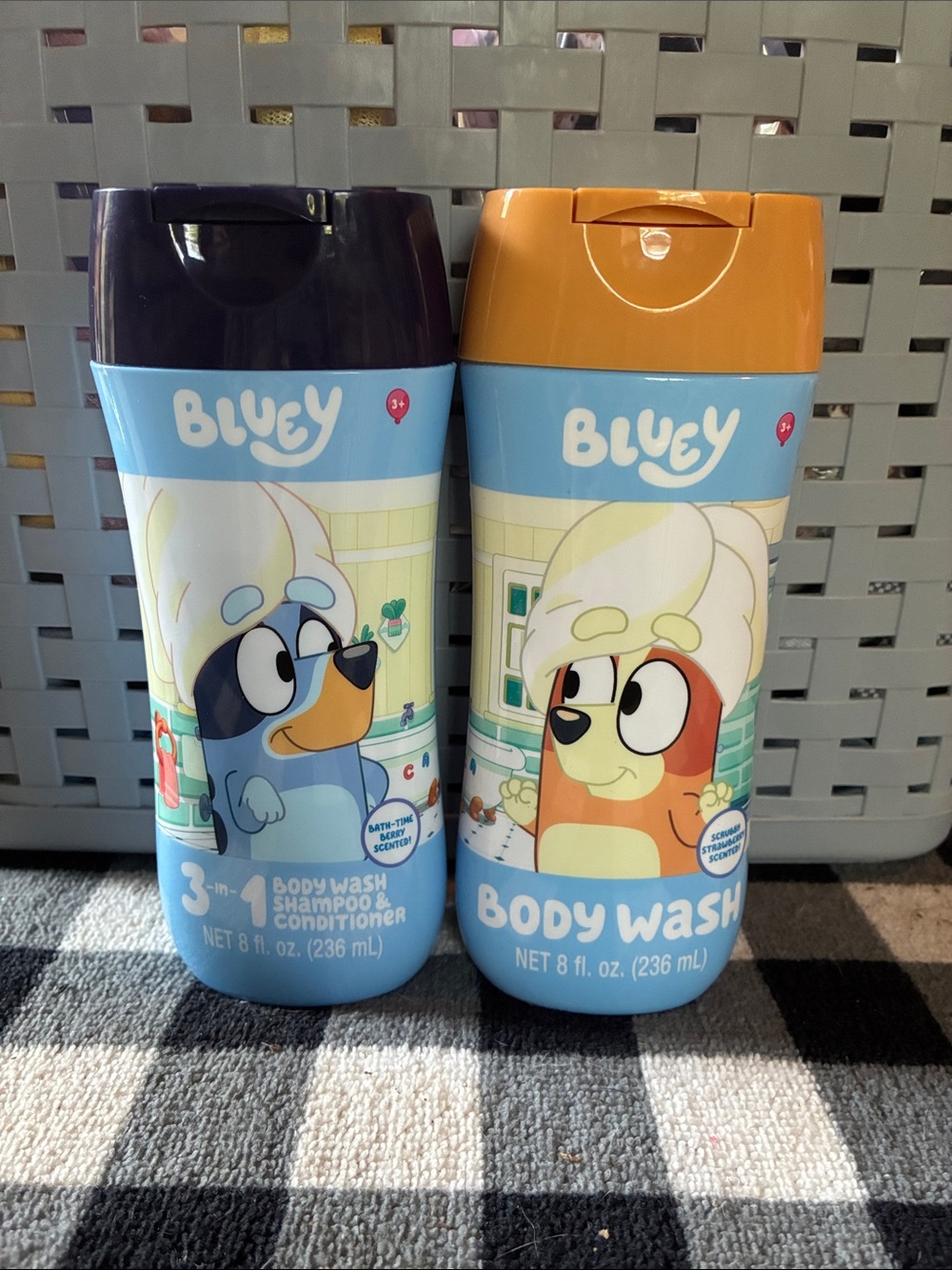 2 for 15 Bluey Kids Body Wash + Shampoo 2-Pack — Blue & Orange